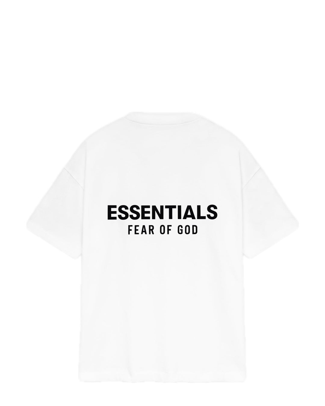 ESSENTIALS MEN'S SS25 CLASSIC FIT T-SHIRT BRIGHT WHITE חולצת טי אסנשלס SS25 קלאסיק פיט לבן לגברים - תמונה 2