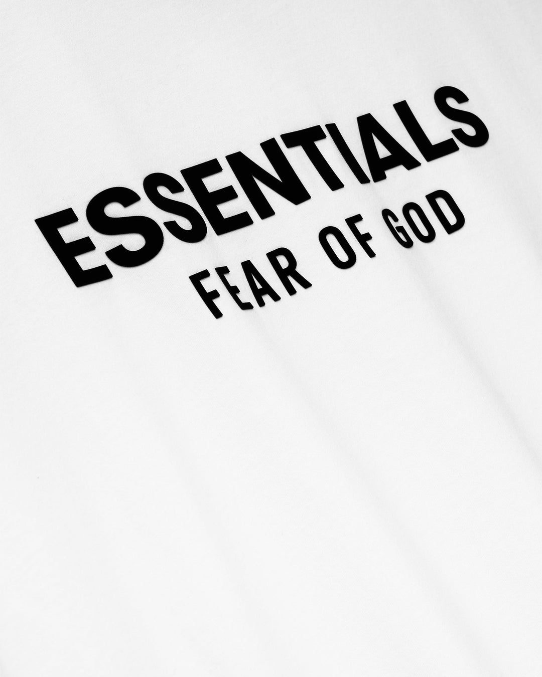 ESSENTIALS MEN'S SS25 CLASSIC FIT T-SHIRT BRIGHT WHITE חולצת טי אסנשלס SS25 קלאסיק פיט לבן לגברים - תמונה 3