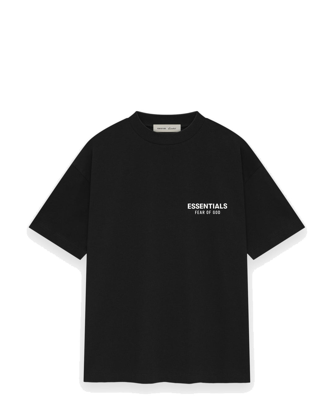 ESSENTIALS MEN'S SS26 CLASSIC FIT T-SHIRT VINTAGE BLACK חולצת טי אסנשלס SS26 קלאסיק פיט שחור וינטג׳ לגברים - תמונה 1