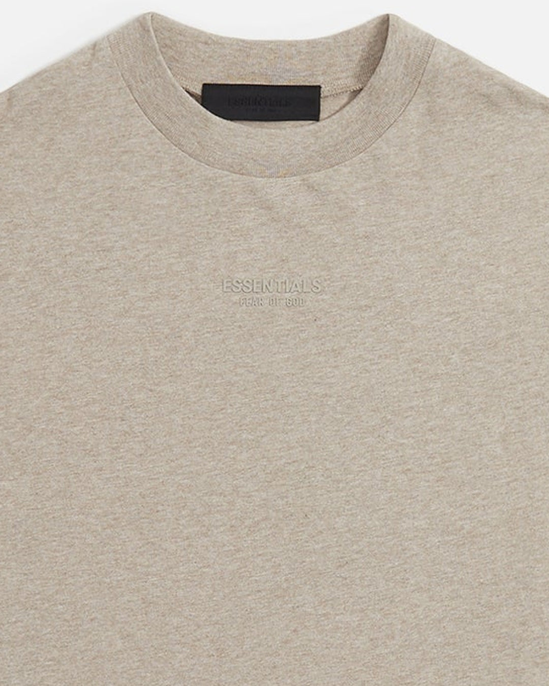 ESSENTIALS MEN'S ESSENTIAL T-SHIRT CORE HEATHER חולצת טי אסנשלס אפור מלאנז׳ לגברים - תמונה 3