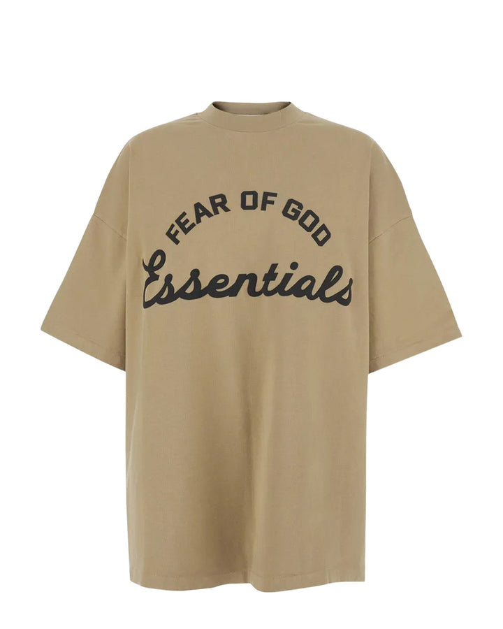 ESSENTIALS MEN'S TRAINING 90S TEE FADED DUNE חולצת טי אסנשלס טריינינג 90S בז׳ דהוי לגברים - תמונה 1