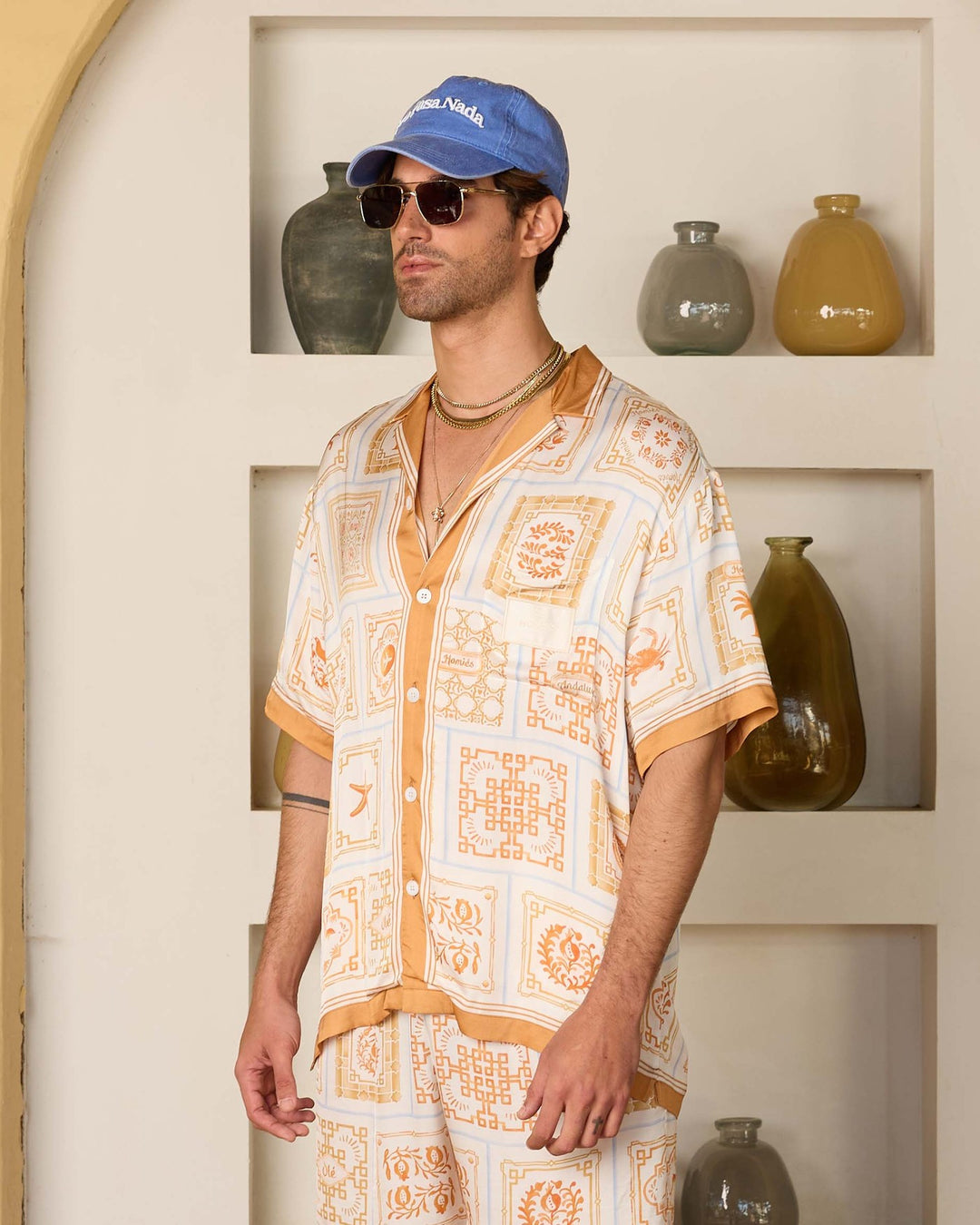 HOMIES MARBELLA UNISEX ALHAMBRA SHIRT BEIGE