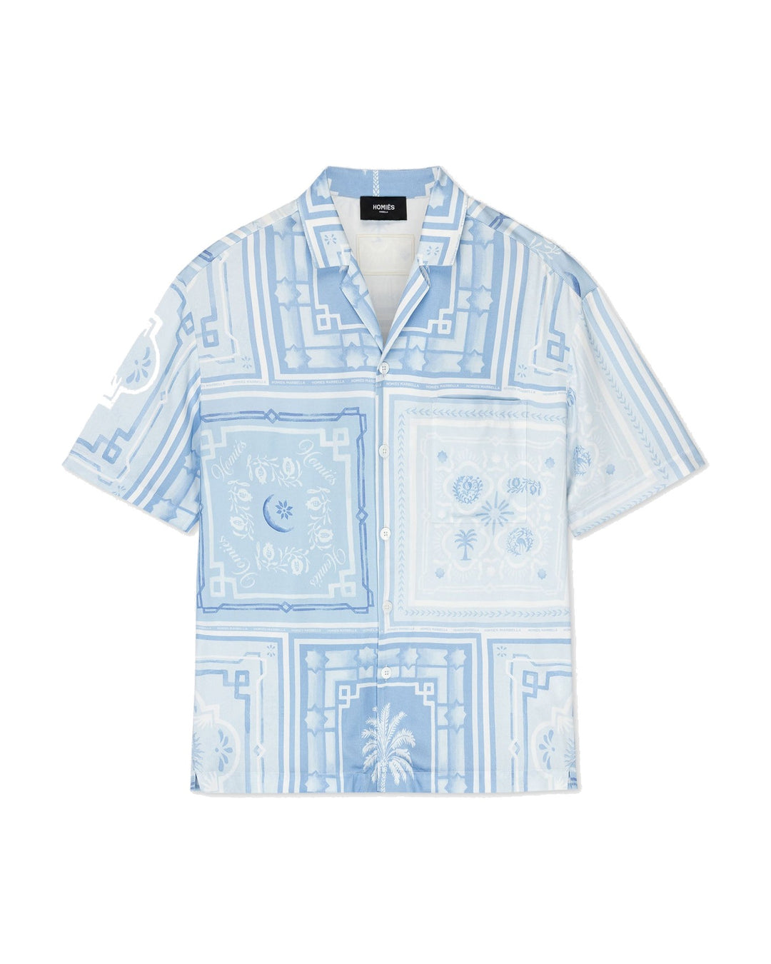 HOMIES MARBELLA UNISEX BANDANA SHIRT CELESTE