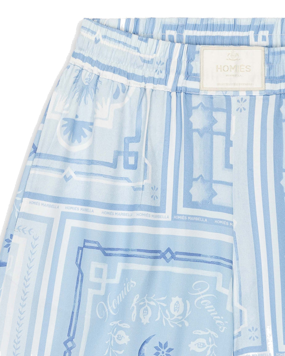 HOMIES MARBELLA UNISEX BANDANA SHORTS CELESTE