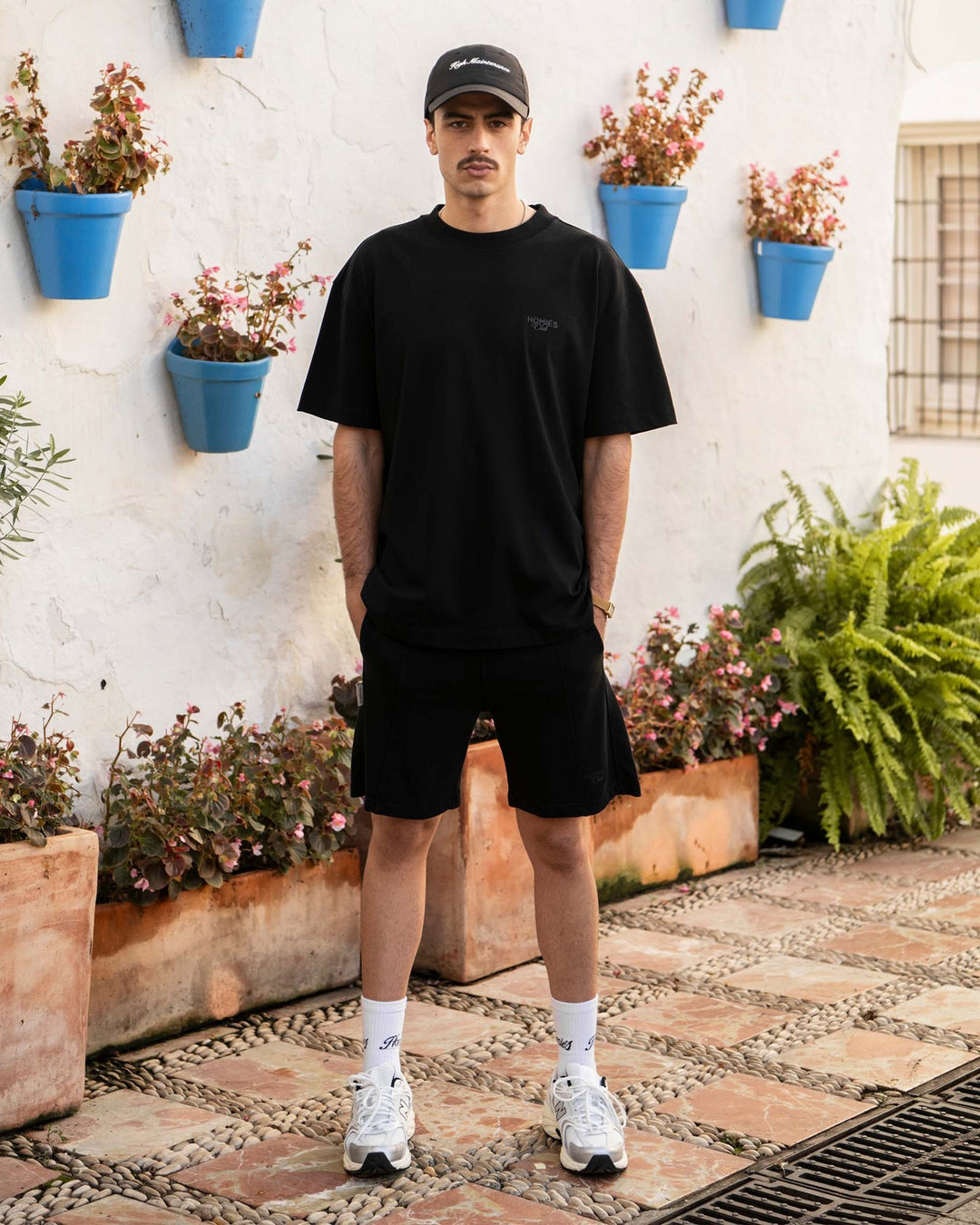 HOMIES MARBELLA UNISEX CLUB SHORTS BLACK