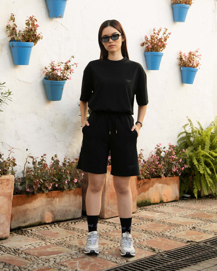 HOMIES MARBELLA UNISEX CLUB SHORTS BLACK