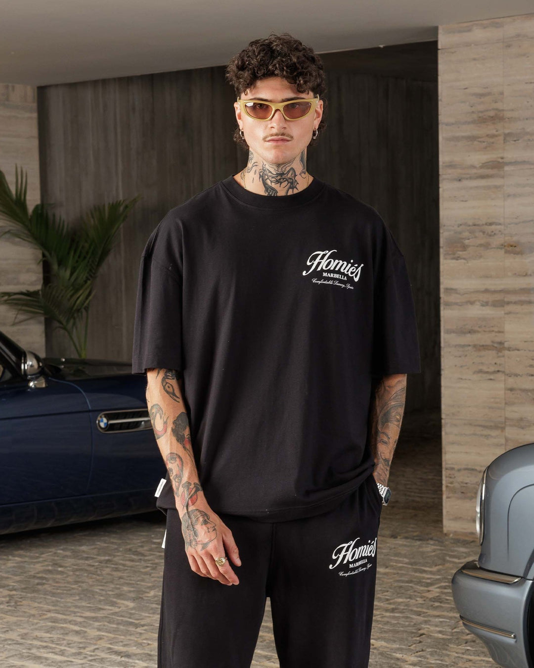 HOMIES MARBELLA UNISEX ESSENTIALS T-SHIRT BLACK
