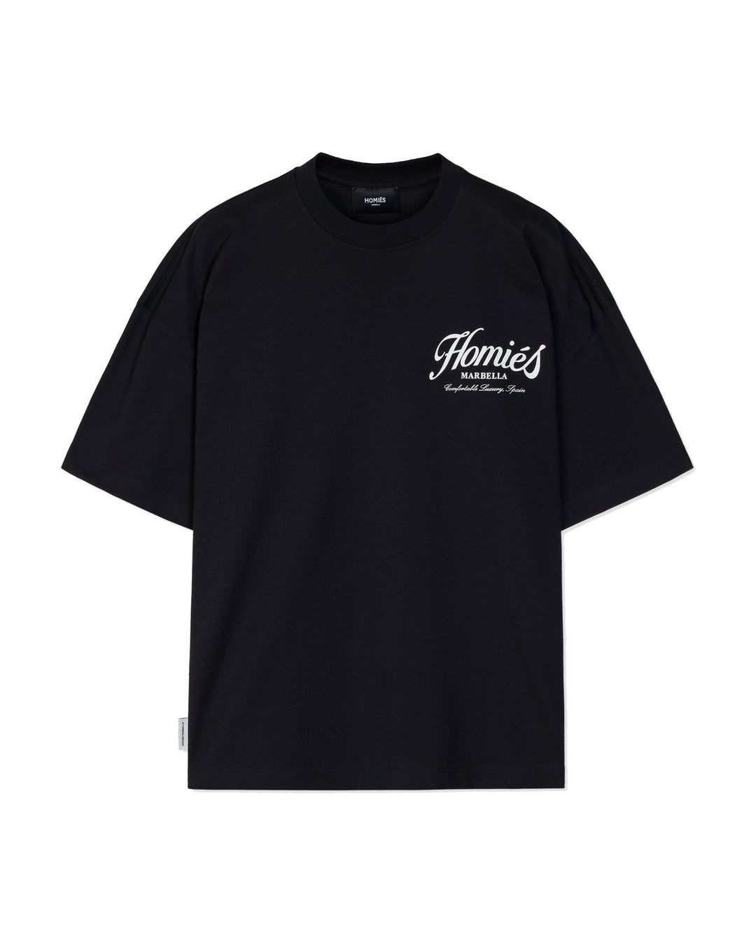 HOMIES MARBELLA UNISEX ESSENTIALS T-SHIRT BLACK