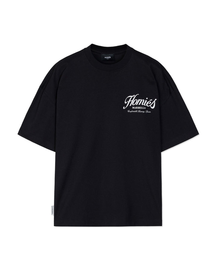 HOMIES MARBELLA UNISEX ESSENTIALS T-SHIRT BLACK
