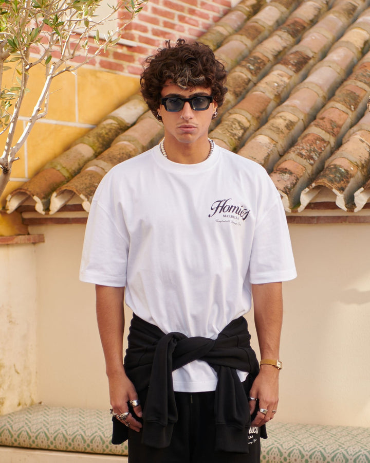 HOMIES MARBELLA UNISEX ESSENTIALS T-SHIRT WHITE