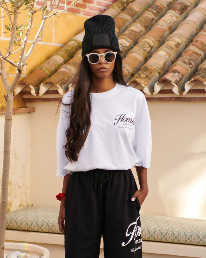 HOMIES MARBELLA UNISEX ESSENTIALS T-SHIRT WHITE