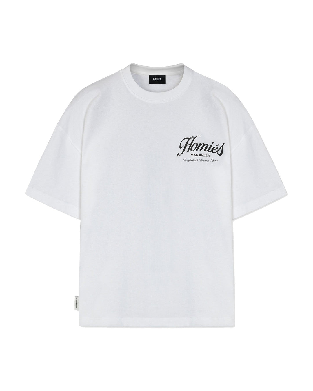 HOMIES MARBELLA UNISEX ESSENTIALS T-SHIRT WHITE