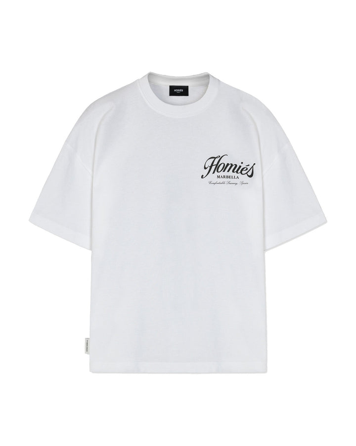 HOMIES MARBELLA UNISEX ESSENTIALS T-SHIRT WHITE