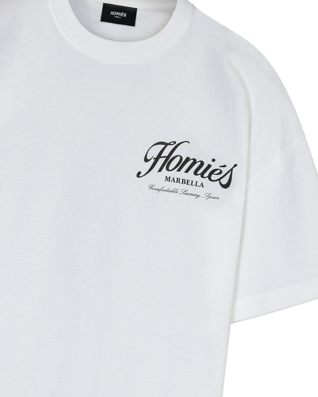HOMIES MARBELLA UNISEX ESSENTIALS T-SHIRT WHITE