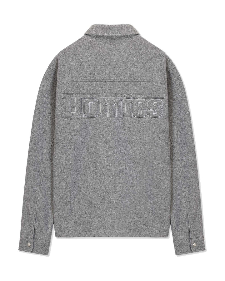 HOMIES MARBELLA UNISEX INTERLOCK OVERSHIRT GREY II