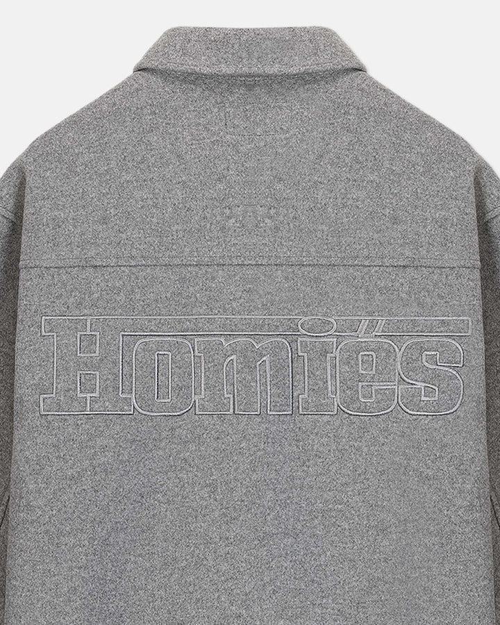 HOMIES MARBELLA UNISEX INTERLOCK OVERSHIRT GREY II