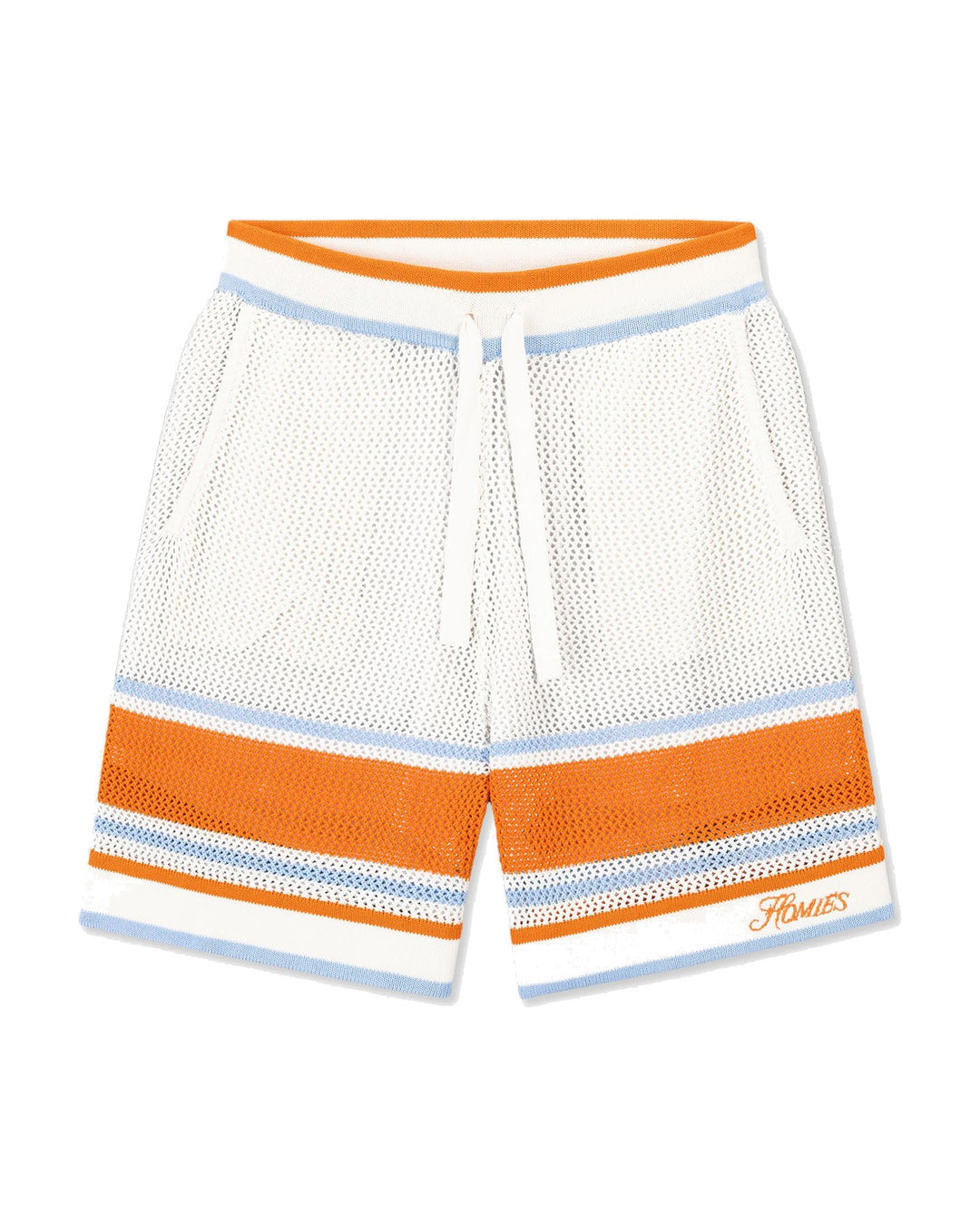 HOMIES MARBELLA MEN'S KNIT SHORTS MULTICOLOR ORANGE