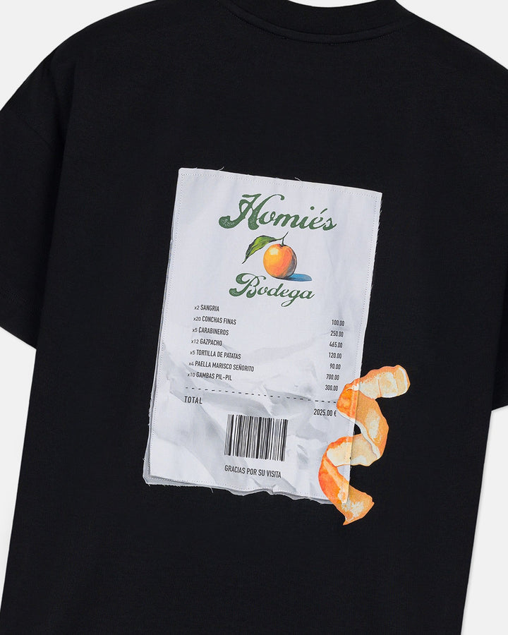HOMIES MARBELLA UNISEX LA CUENTA T-SHIRT BLACK