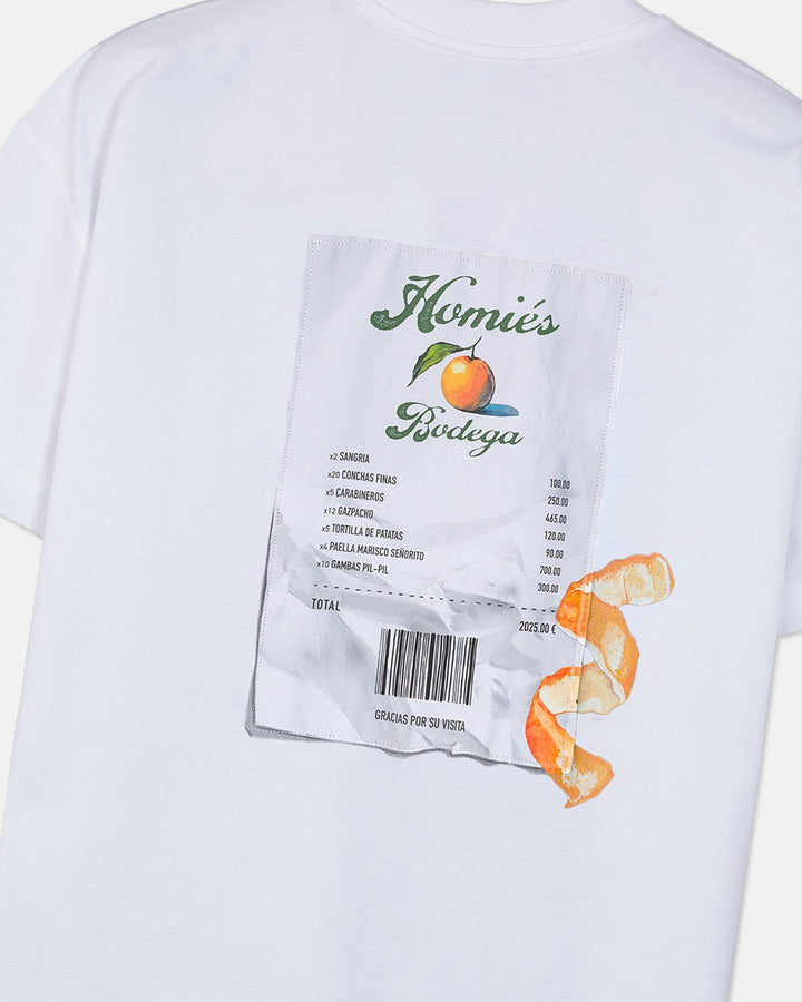 HOMIES MARBELLA UNISEX LA CUENTA T-SHIRT WHITE