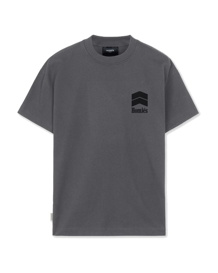 HOMIES MARBELLA UNISEX RACING T-SHIRT VINTAGE GREY