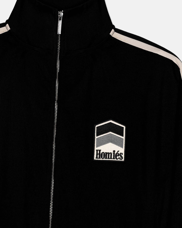 HOMIES MARBELLA UNISEX RACING TRACK JACKET BLACK