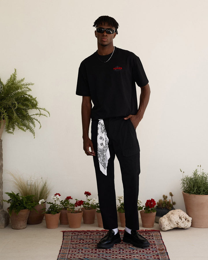 HOMIES MARBELLA MEN'S UTILITY CARGO PANTS BLACK