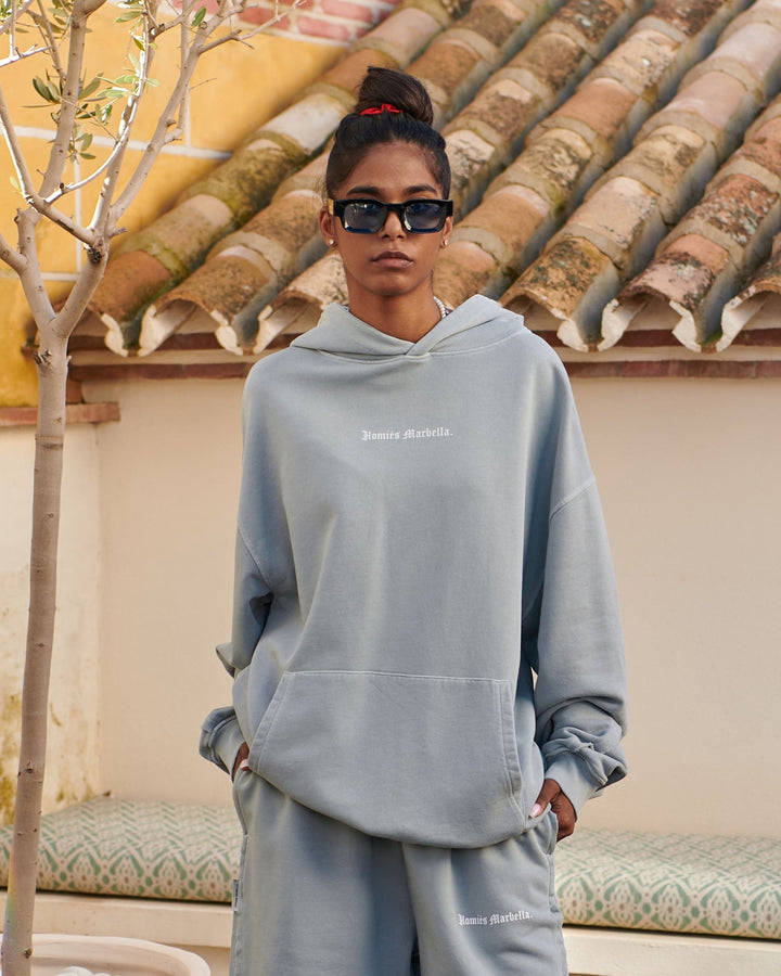 HOMIES MARBELLA UNISEX VIDEOGAME 6.0 HOODIE VINTAGE LIGHT GREY