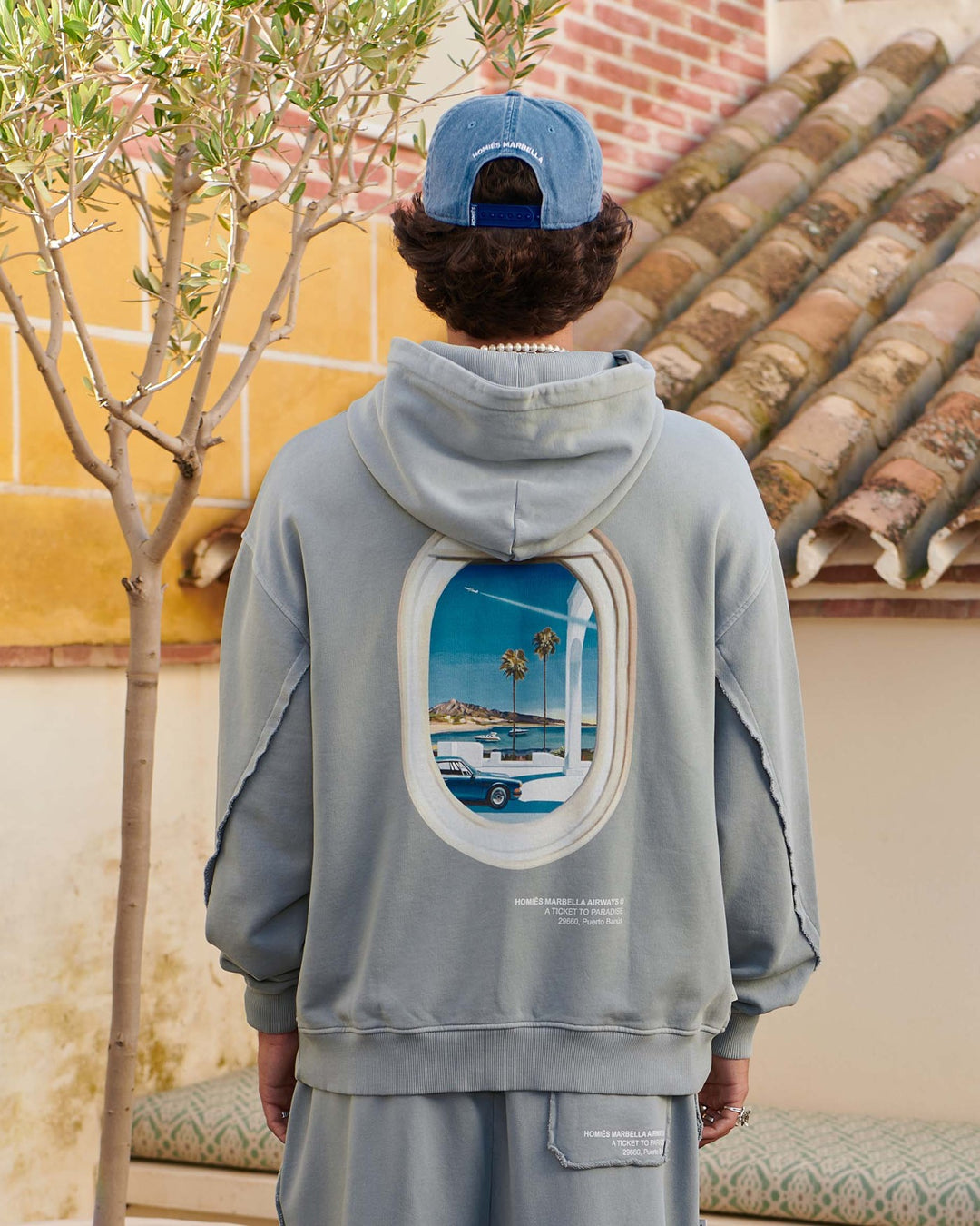 HOMIES MARBELLA UNISEX VIDEOGAME 6.0 HOODIE VINTAGE LIGHT GREY