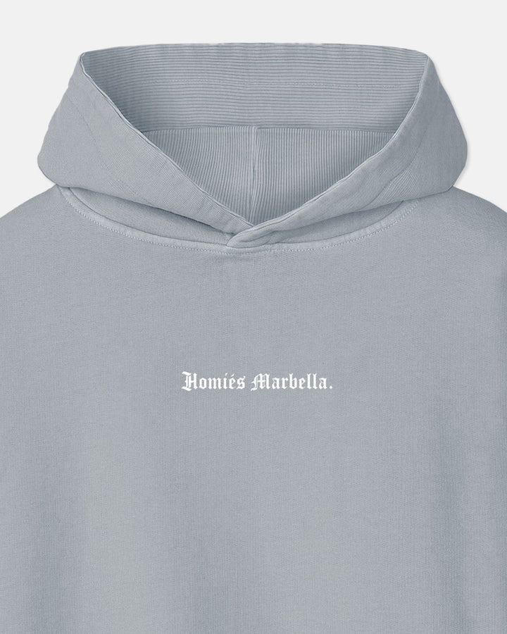HOMIES MARBELLA UNISEX VIDEOGAME 6.0 HOODIE VINTAGE LIGHT GREY