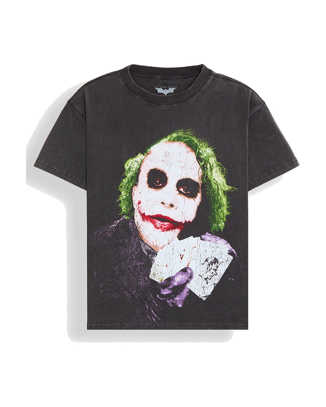 JOKER OFFICIAL COLLECTION "WILD CARD" TEE WASHED BLACK חולצת הג'וקר