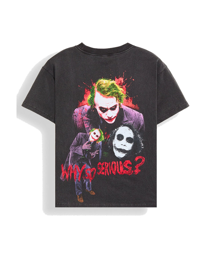 JOKER OFFICIAL COLLECTION "WILD CARD" TEE WASHED BLACK חולצת הג'וקר