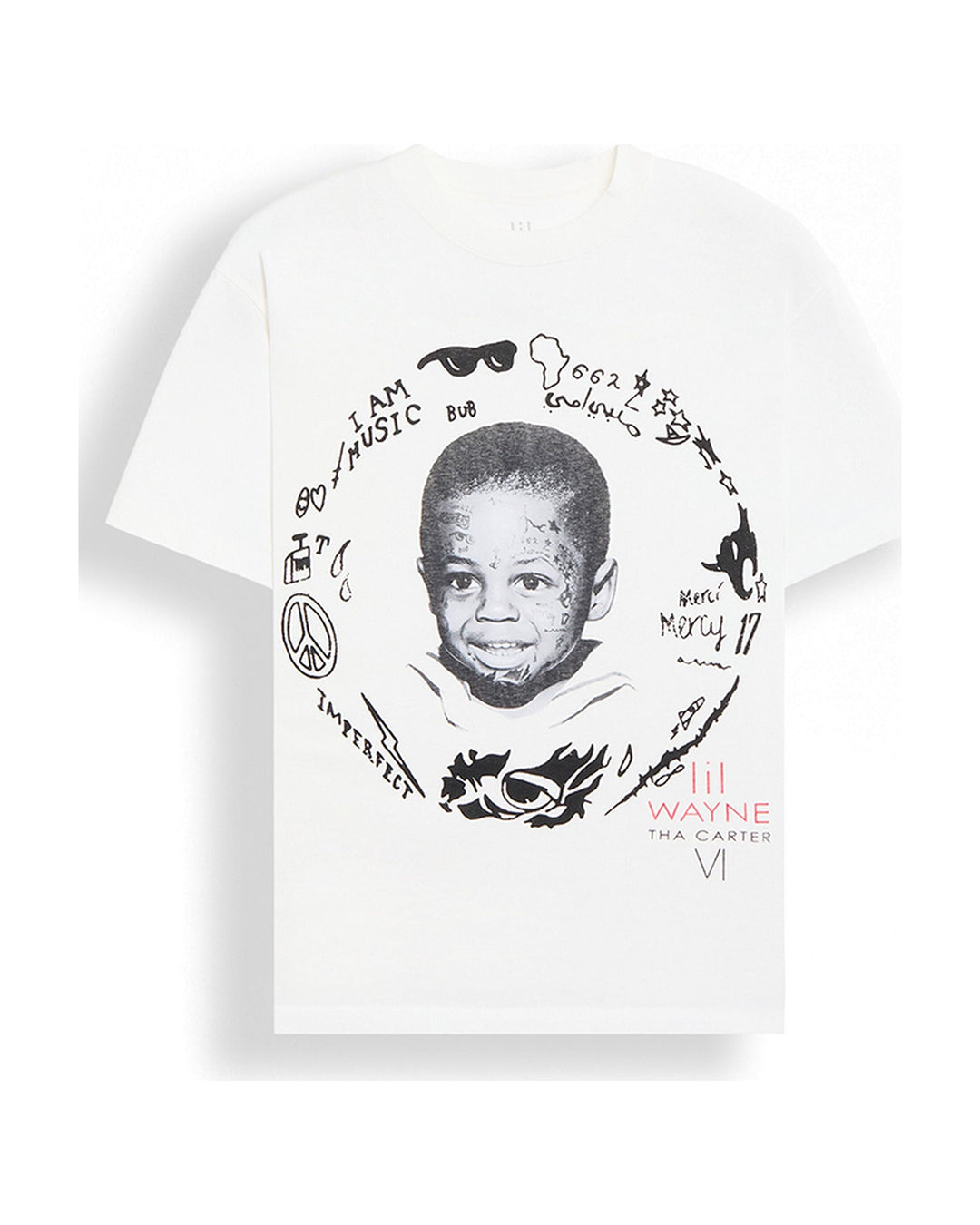 LIL WAYNE OFFICIAL COLLECTION "BABY WEEZY" TEE WHITE חולצת ליל וויין
