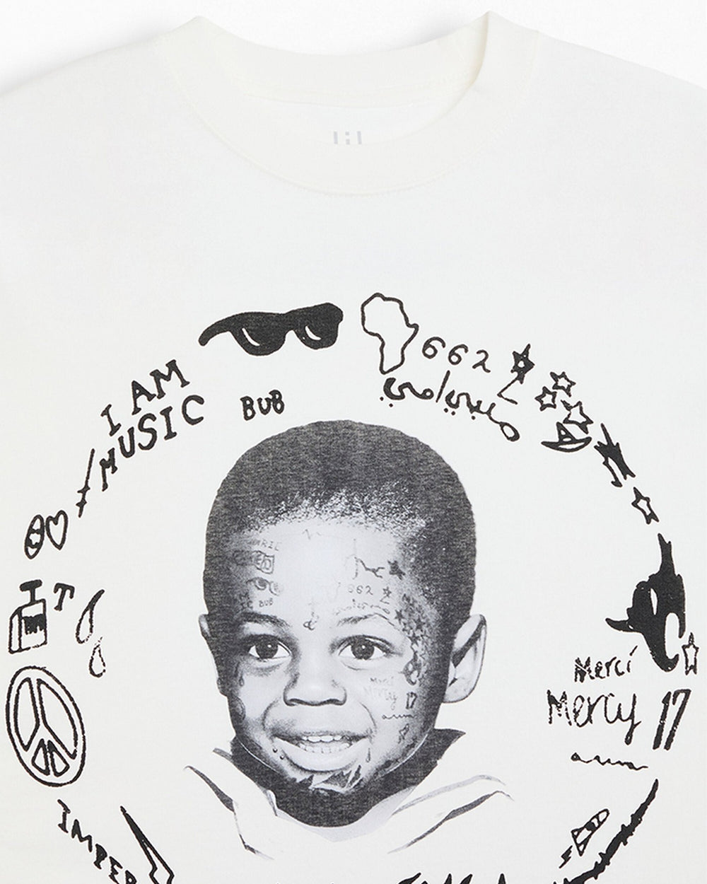 LIL WAYNE OFFICIAL COLLECTION "BABY WEEZY" TEE WHITE חולצת ליל וויין