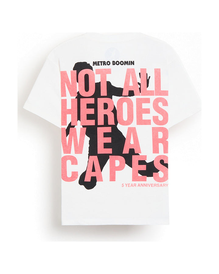 METRO BOOMIN OFFICIAL COLLECTION "NO CAPE" TEE WHITE חולצת מטרו בומין