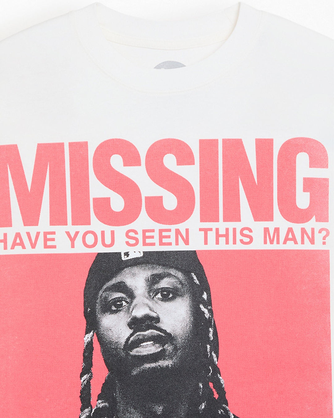 METRO BOOMIN OFFICIAL COLLECTION "NO CAPE" TEE WHITE חולצת מטרו בומין