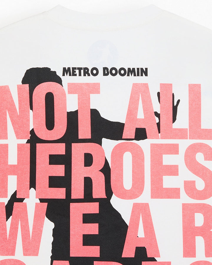 METRO BOOMIN OFFICIAL COLLECTION "NO CAPE" TEE WHITE חולצת מטרו בומין