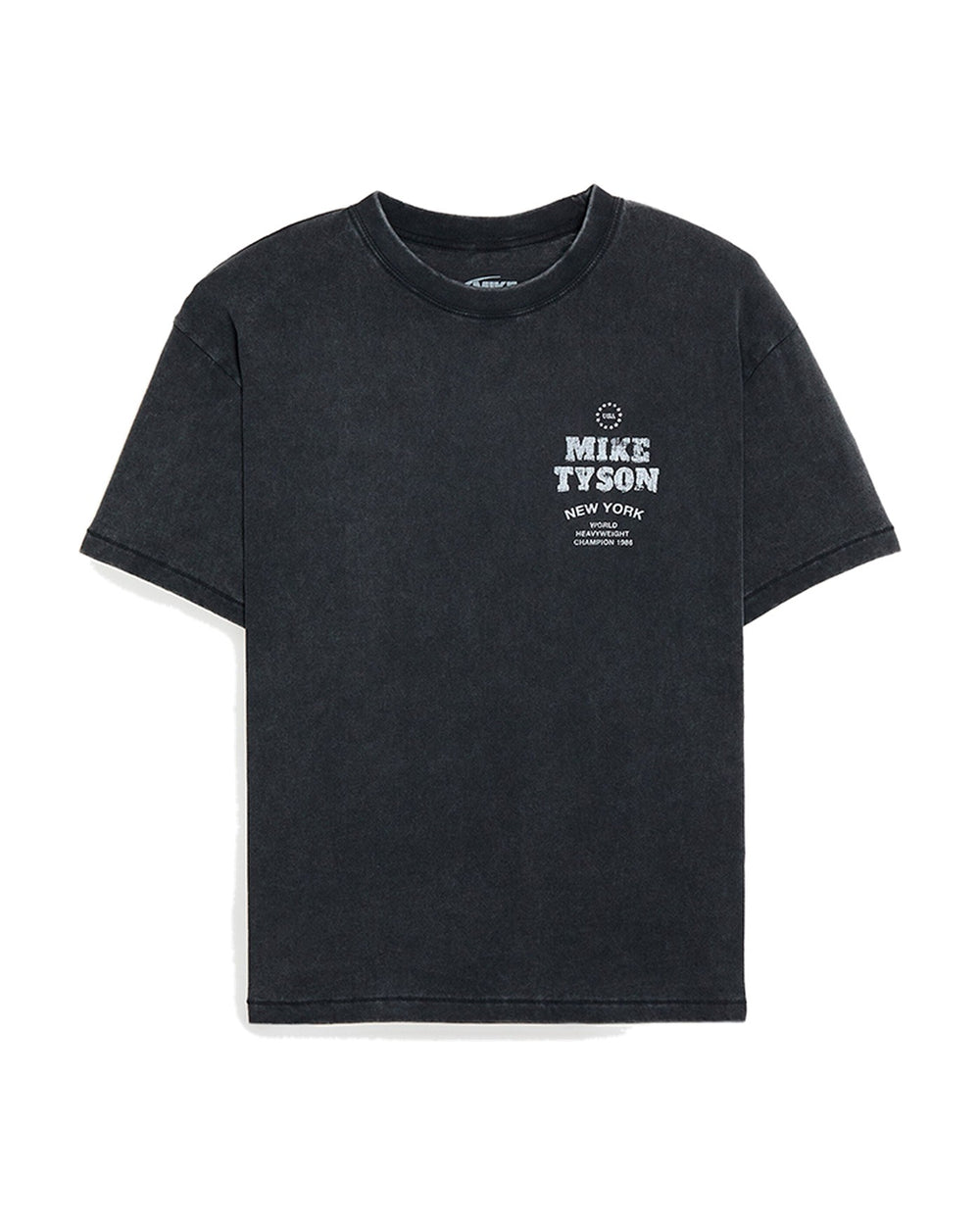 MIKE TYSON OFFICIAL COLLECTION "BROOKLYN KING" TEE WASHED BLACK חולצת מייק טייסון