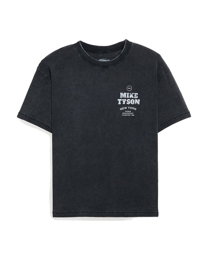MIKE TYSON OFFICIAL COLLECTION "BROOKLYN KING" TEE WASHED BLACK חולצת מייק טייסון