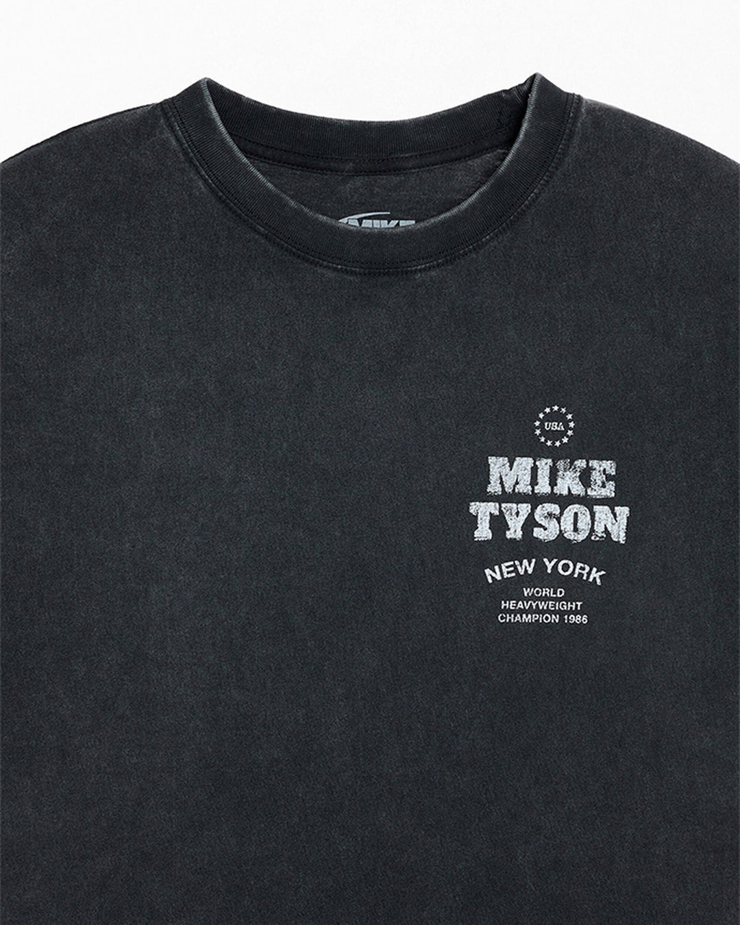 MIKE TYSON OFFICIAL COLLECTION "BROOKLYN KING" TEE WASHED BLACK חולצת מייק טייסון