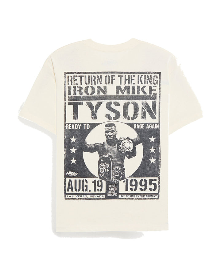 MIKE TYSON OFFICIAL COLLECTION "COMEBACK '95" TEE CREAM חולצת מייק טייסון