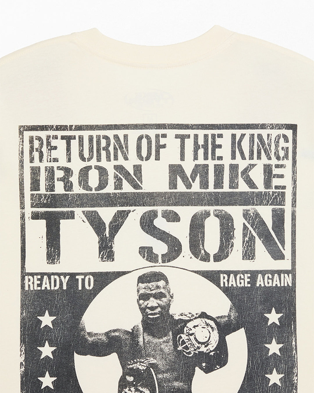 MIKE TYSON OFFICIAL COLLECTION "COMEBACK '95" TEE CREAM חולצת מייק טייסון - תמונה 4