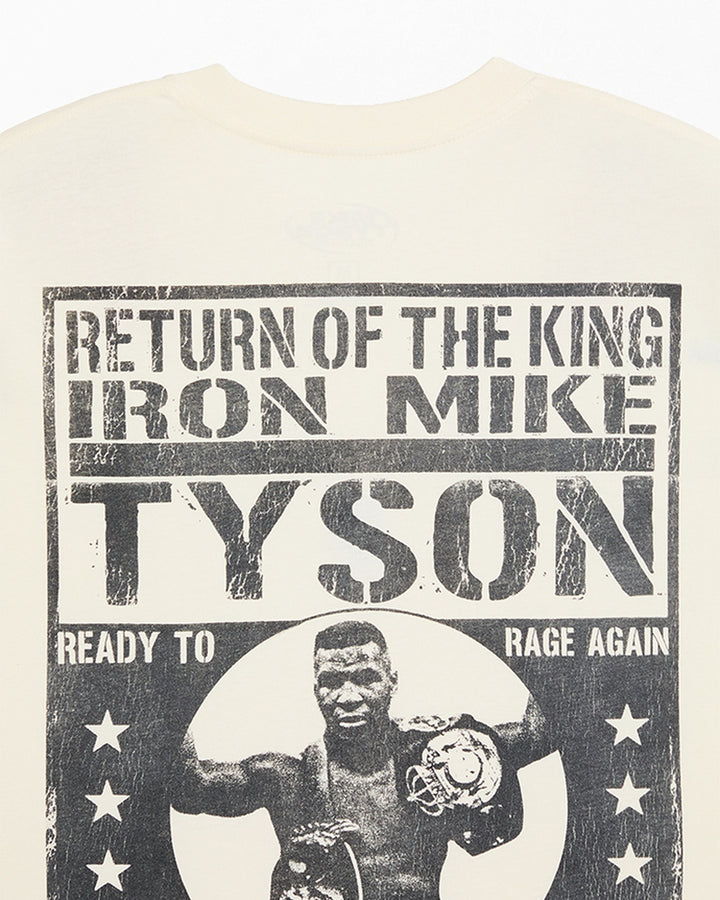 MIKE TYSON OFFICIAL COLLECTION "COMEBACK '95" TEE CREAM חולצת מייק טייסון - תמונה 4