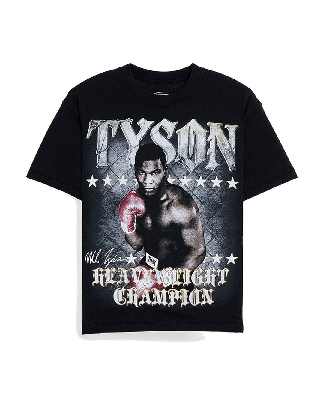 MIKE TYSON OFFICIAL COLLECTION "IRON MIKE" TEE BLACK חולצת מייק טייסון