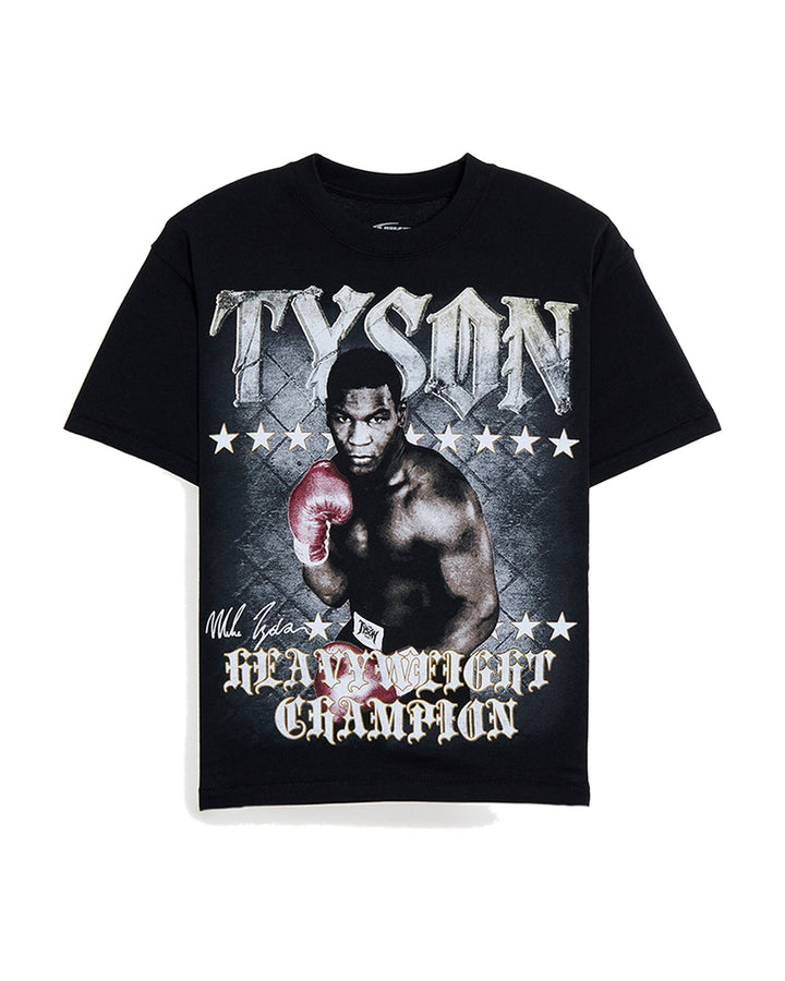 MIKE TYSON OFFICIAL COLLECTION "IRON MIKE" TEE BLACK חולצת מייק טייסון