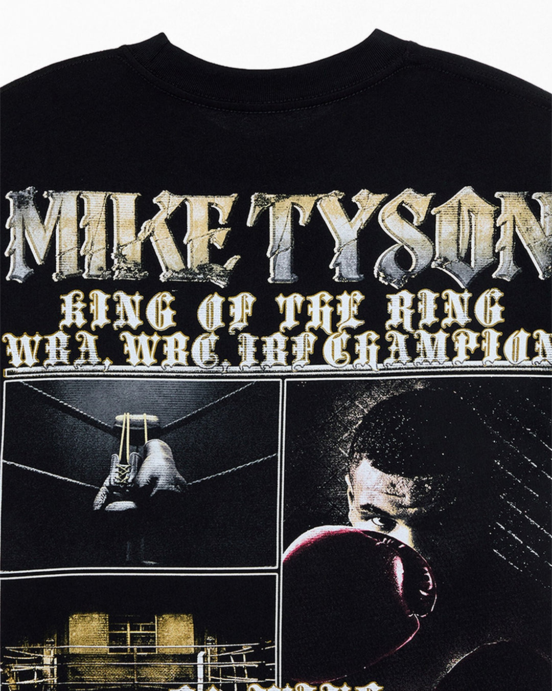 MIKE TYSON OFFICIAL COLLECTION "IRON MIKE" TEE BLACK חולצת מייק טייסון