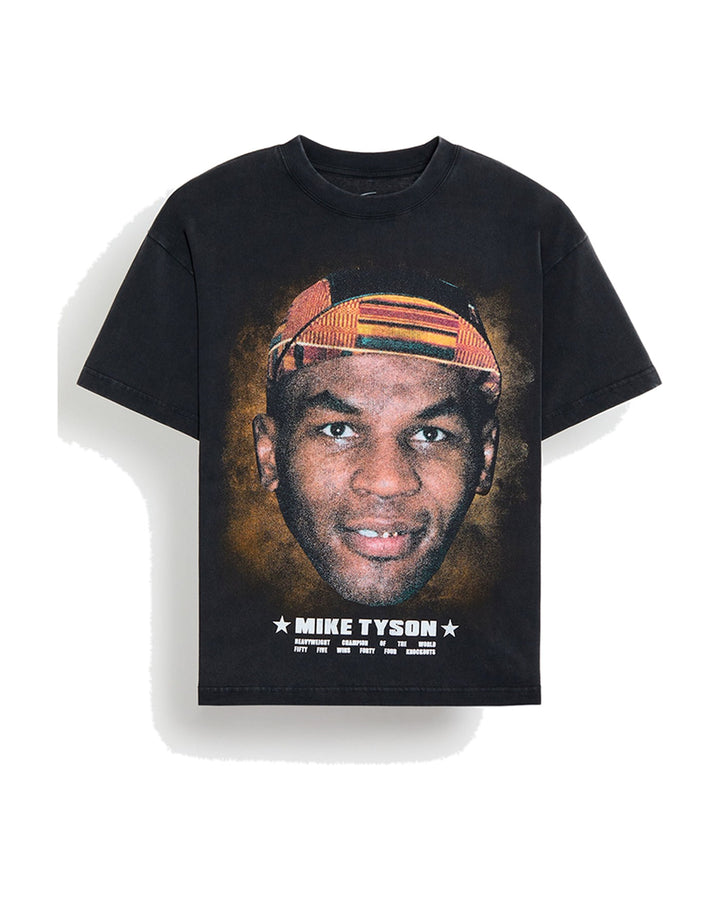 MIKE TYSON OFFICIAL COLLECTION "KID DYNAMITE" TEE WASHED BLACK חולצת מייק טייסון