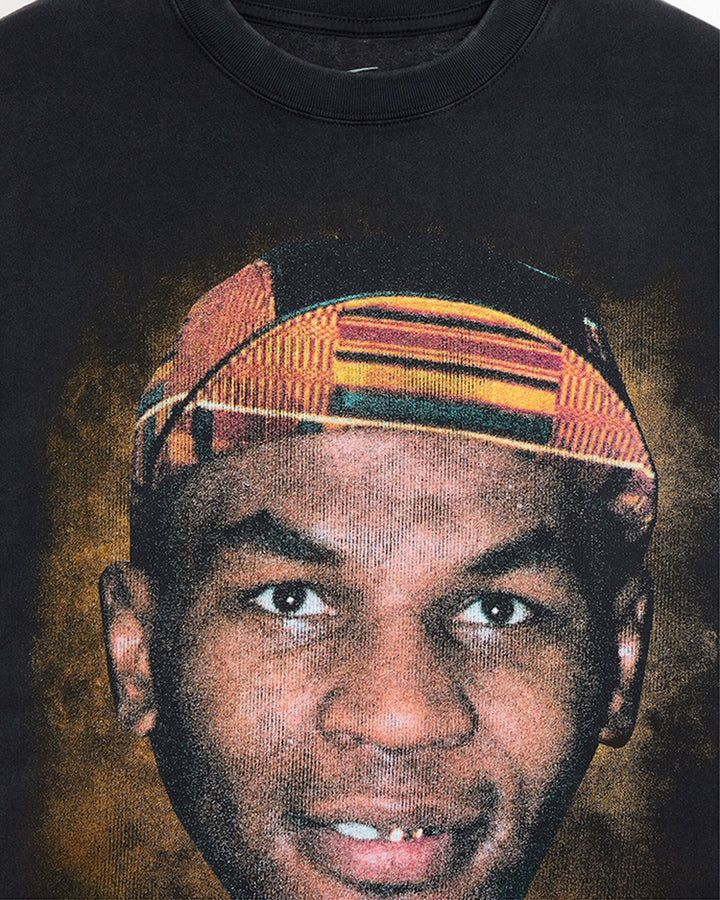 MIKE TYSON OFFICIAL COLLECTION "KID DYNAMITE" TEE WASHED BLACK חולצת מייק טייסון