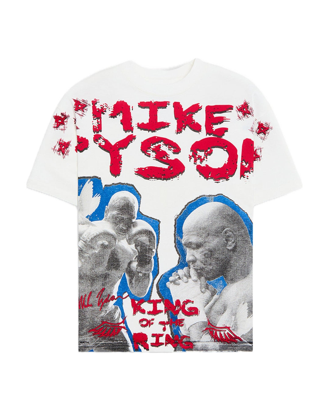 MIKE TYSON OFFICIAL COLLECTION "RED CORNER" TEE WHITE חולצת מייק טייסון - תמונה 1
