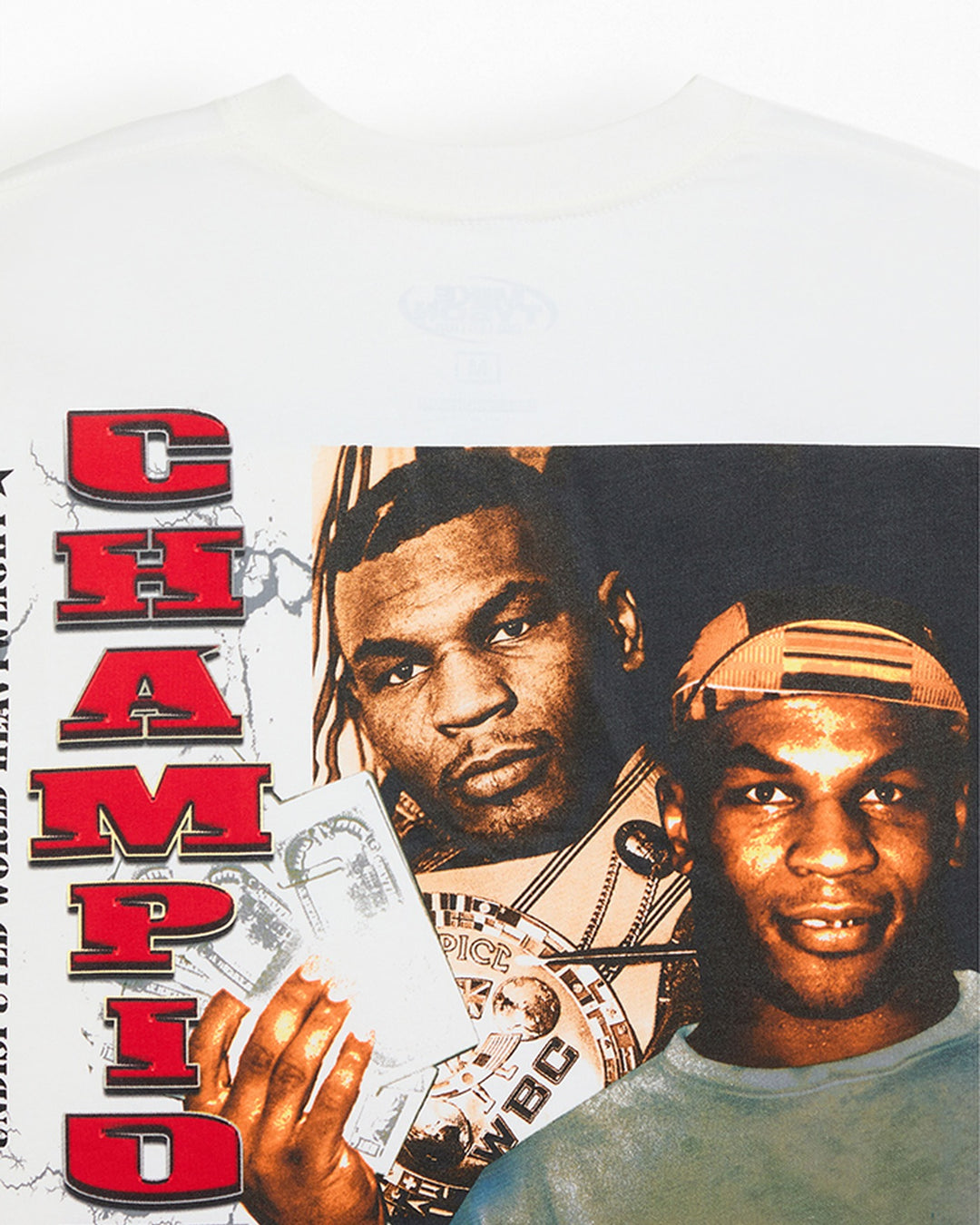 MIKE TYSON OFFICIAL COLLECTION "UNDISPUTED" TEE CREAM חולצת מייק טייסון - תמונה 4