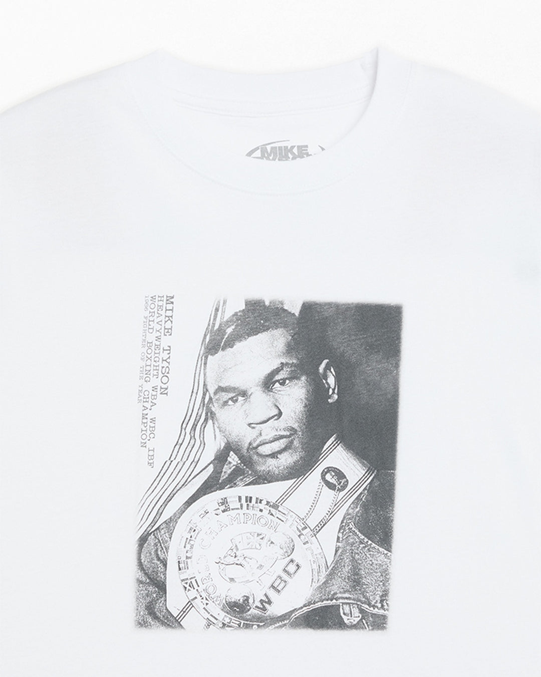 MIKE TYSON OFFICIAL COLLECTION "WBC PORTRAIT" TEE WHITE חולצת מייק טייסון - תמונה 2